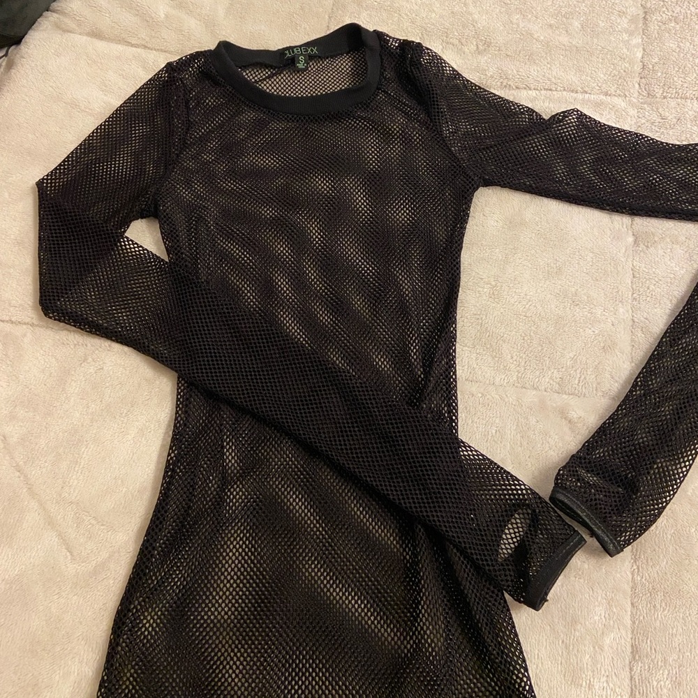 Club exx Dollskill fishnet top
